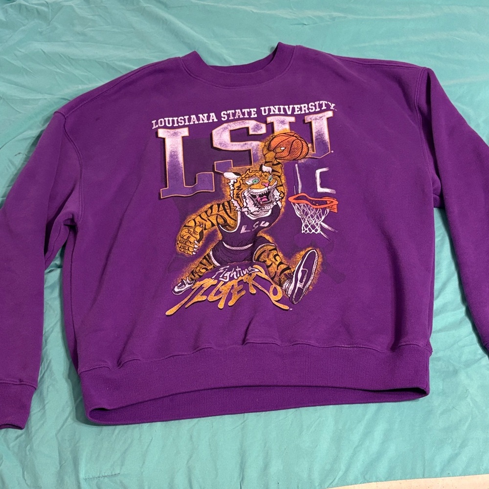 Hollister Purple Crewneck Sweater